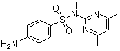 structure of CAS# 57-68-1, Sulfamethazine