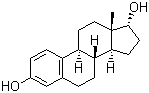 structure of CAS# 57-91-0, 17a-雌二醇