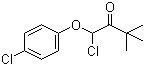 1-(4-氯苯氧基)-1-氯-3,3-二甲基-2-丁酮分子结构 (CAS 57000-78-9)