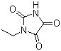 CAS 登录号：57012-86-9, 1-乙基咪唑烷-2,4,5-三酮