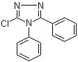 3-氯-4,5-二苯基-4H-1,2,4-三唑分子结构 (CAS 57022-97-6)