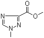 1-甲基-1H-1,2,4-三唑-3-甲酸甲酯分子结构 (CAS 57031-66-0)