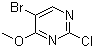 5-溴-2-氯-4-甲氧基嘧啶分子结构 (CAS 57054-92-9)