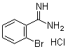 2-溴苯甲脒盐酸盐分子结构 (CAS 57075-82-8)