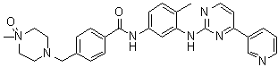 伊马替尼(哌啶)-N-氧化物分子结构 (CAS 571186-91-9)
