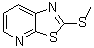 2-(甲硫基)噻唑并[5,4-b]吡啶分子结构 (CAS 57135-10-1)