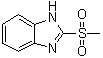 structure of CAS# 57159-81-6, 2-(Methanesulfonyl)benzimidazole