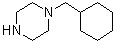 structure of CAS# 57184-23-3, N-(Cyclohexylmethyl)piperazine