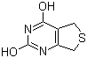 5,7-二氢噻吩并[3,4-d]嘧啶-2,4-二醇分子结构 (CAS 5719-34-6)