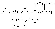 structure of CAS# 572-32-7, 5,3'-Dihydroxy-3,7,4'-trimethoxyflavone