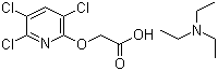 CAS # 57213-69-1, Triclopyr triethylamine salt, (3,5,6-Trichloro-2-pyridinyl)oxyacetic acid triethylamine salt (1:1)