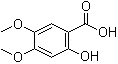 CAS 登录号：5722-93-0, 2-羟基-4,5-二甲氧基苯甲酸