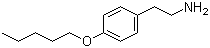 4-(戊氧基)苯乙胺分子结构 (CAS 57224-68-7)