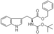 structure of CAS# 57229-67-1, N-tert-Butoxycarbonyl-L-tryptophan benzyl ester