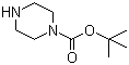 1-叔丁氧羰基哌嗪分子结构 (CAS 57260-71-6)