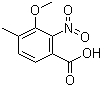 structure of CAS# 57281-77-3, 3-甲氧基-4-甲基-2-硝基苯甲酸