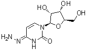 N4-氨基胞苷分子结构 (CAS 57294-74-3)