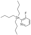 structure of CAS# 573675-60-2, 3-氟-2-(三丁基锡烷基)吡啶