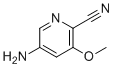 structure of CAS# 573762-39-7, 5-氨基-3-甲氧基吡啶甲腈