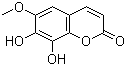 structure of CAS# 574-84-5, 秦皮素