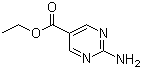 structure of CAS# 57401-76-0, 2-氨基-5-嘧啶羧酸乙酯
