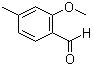 structure of CAS# 57415-35-7, 2-Methoxy-4-methylbenzaldehyde