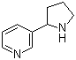 structure of CAS# 5746-86-1, 3-(吡咯烷-2-基)吡啶