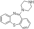 structure of CAS# 5747-48-8, 11-(1-哌嗪基)二苯并[b,f][1,4]硫氮杂卓
