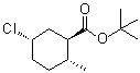 CAS 登录号：5748-22-1, (1R,2R,5S)-rel-5-氯-2-甲基环己烷羧酸叔丁酯