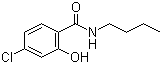 CAS 登录号：575-74-6, 丁氯柳胺, N-丁基-4-氯水杨酰胺