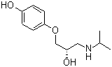 CAS 登录号：57526-81-5, 丙胺酚醇, 4-[(2S)-2-羟基-3-[1-(甲基乙基)氨基]丙氧基]苯酚