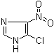 5-氯-4-硝基咪唑分子结构 (CAS 57531-38-1)