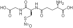 S-Nitrosylglutathione molecular structure (CAS 57564-91-7)