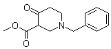 structure of CAS# 57611-47-9, 1-苄基-4-氧代哌啶-3-羧酸甲酯