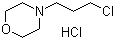 4-(3-氯丙基)吗啉盐酸盐分子结构 (CAS 57616-74-7)