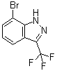 structure of CAS# 57631-12-6, 3-(三氟甲基)-7-溴吲唑