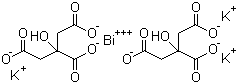 structure of CAS# 57644-54-9, 枸橼酸铋钾