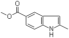 structure of CAS# 57663-18-0, 2-甲基-1H-吲哚-5-羧酸甲酯