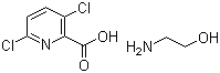 structure of CAS# 57754-85-5, 二氯吡啶酸乙醇胺盐