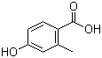 structure of CAS# 578-39-2, 4-羟基-2-甲基苯甲酸