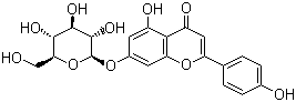 structure of CAS# 578-74-5, Apigenin 7-glucoside