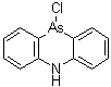 CAS # 578-94-9, Diphenylaminechloroarsine, 10-Chloro-5,10-dihydroarsacridine, 5-Aza-10-arsenaanthracene chloride, 5-Chloro-5,10-dihydrophenarsazine, Adamsit, Adamsite, Adamsyte, DM, DM (arsenic compound), Diphenylaminechlorarsine, Diphenylaminechloroarsine, NSC 86138, Phenarsazine chloride