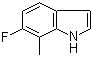 structure of CAS# 57817-10-4, 6-氟-7-甲基吲哚