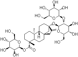 structure of CAS# 57817-89-7, 甜菊糖