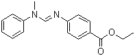 N-(乙氧基羰基苯基)-N'-甲基-N'-苯基甲脒分子结构 (CAS 57834-33-0)