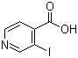 3-碘异烟酸分子结构 (CAS 57842-10-1)
