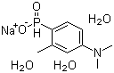 CAS 登录号：5787-63-3, 托定磷钠三水合物