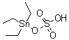 CAS # 57875-67-9, Sulfuric acid mono(triethylstannyl) ester, Mono(triethyltin) sulfate, Triethyltin hydrogen sulfate