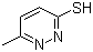 3-巯基-6-甲基哒嗪分子结构 (CAS 5788-47-6)