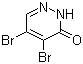 structure of CAS# 5788-58-9, 4,5-二溴哒嗪-3-酮